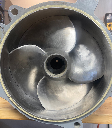 Boat Impeller made by Neil Pederson