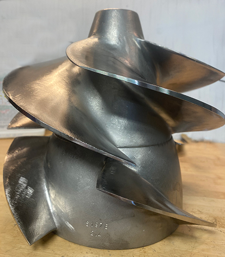 Boat Impeller made by Neil Pederson