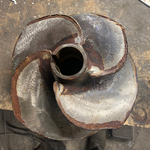 tarnished, needing repair SCOTT 852 impeller