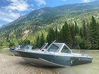 Neil and Laura Pederson's Boat named the Kingfisher